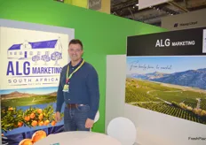 Andre Carstens from Alg Marketing in Citrusdal, had a very busy show with many request for their citrus.